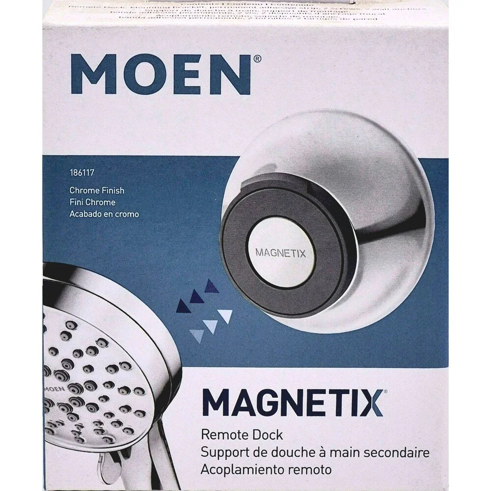 Moen Magnetix Remote Dock 186117 Chrome Showerhead Holder New